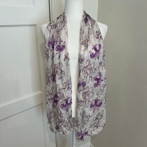 Floral Silk Scarf